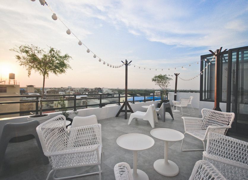 Takterrasse Foto