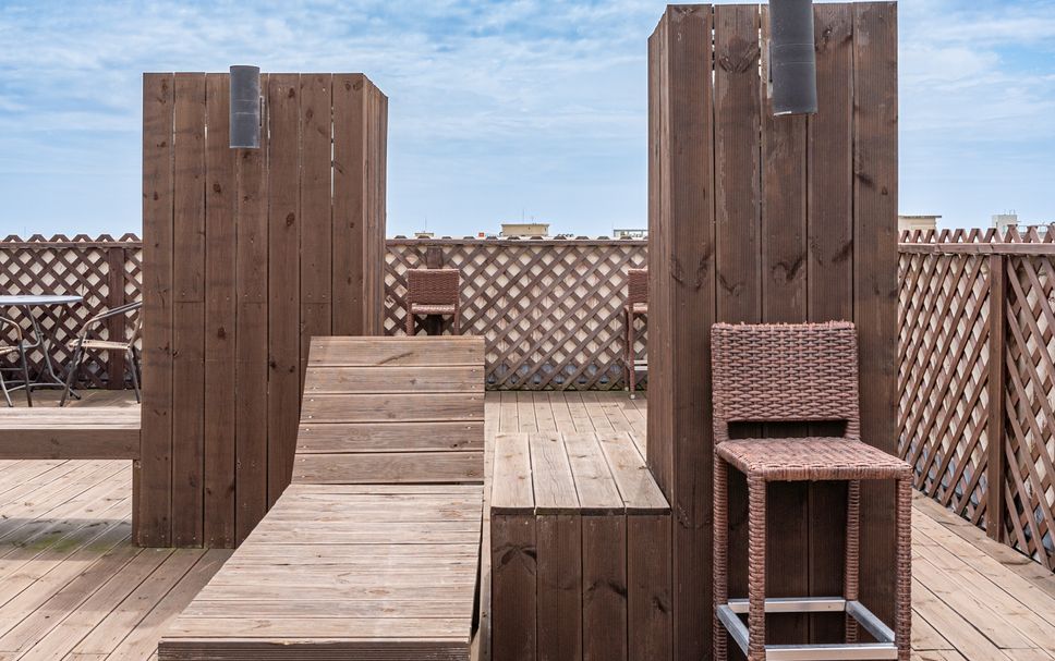 Takterrasse Foto