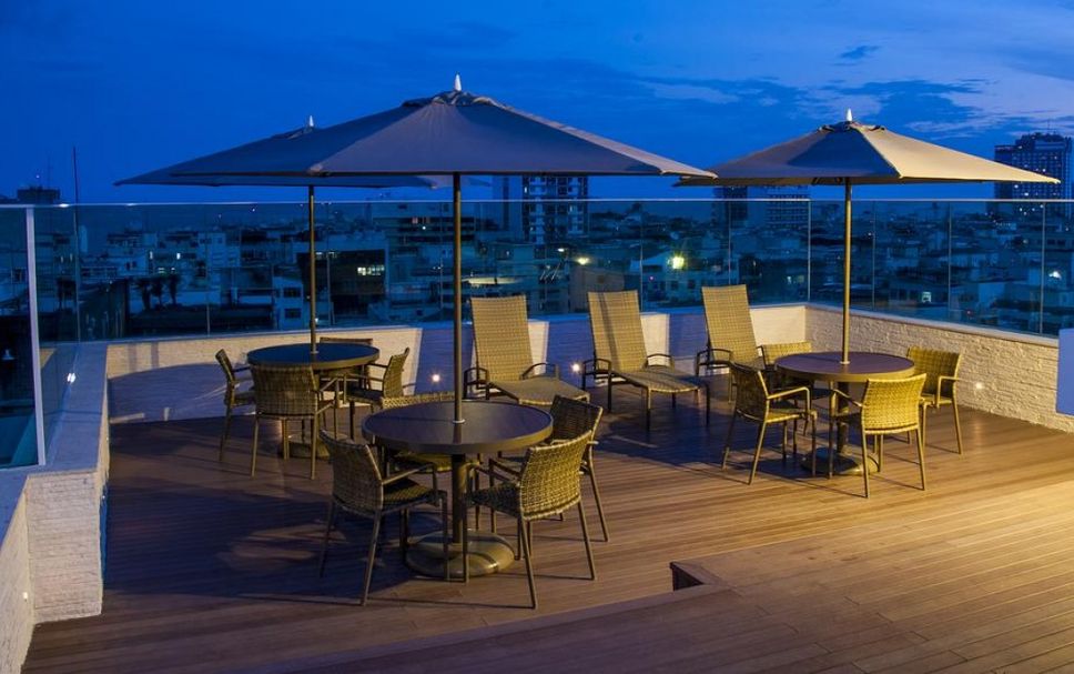 Takterrasse Foto