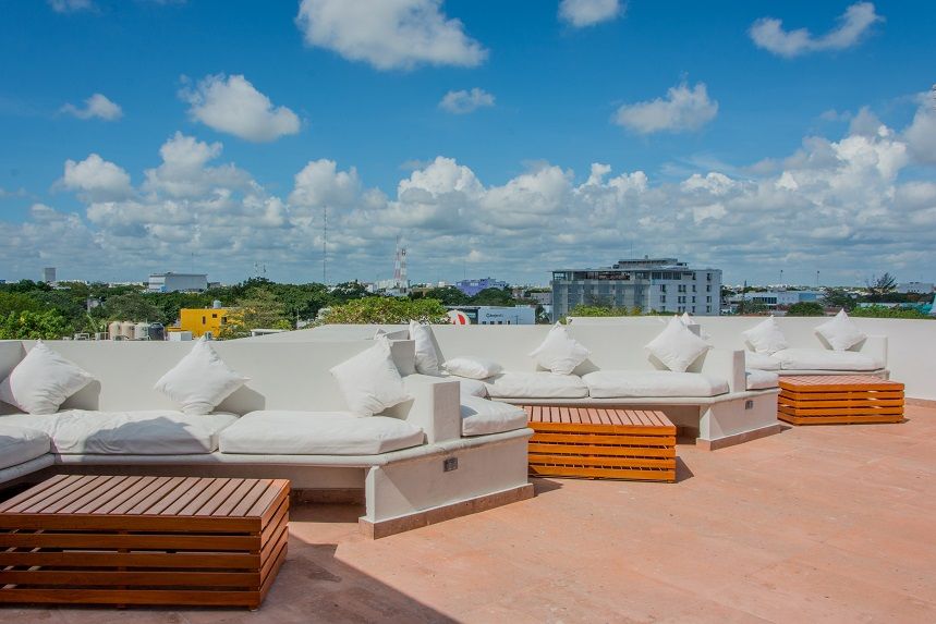 Takterrasse Foto