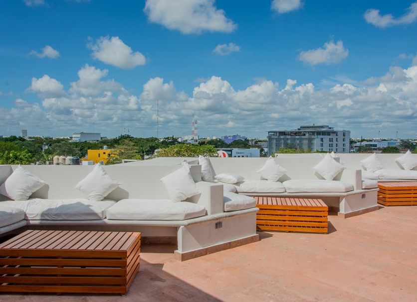 Takterrasse Foto