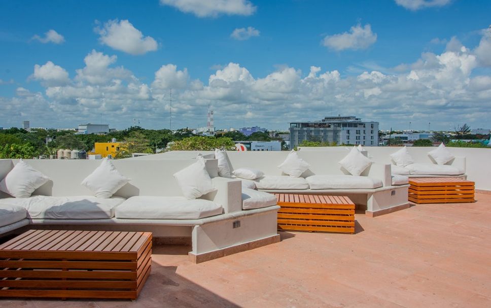 Takterrasse Foto