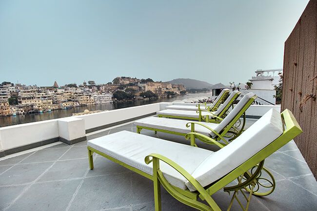 Takterrasse Foto