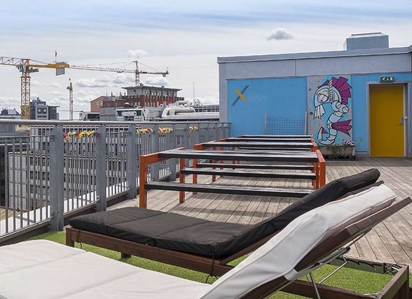 Takterrasse Foto