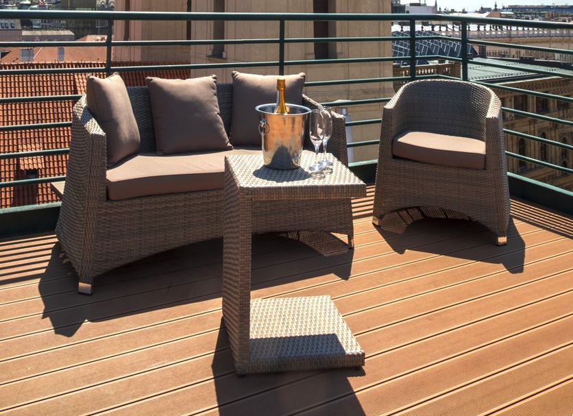 Takterrasse Foto